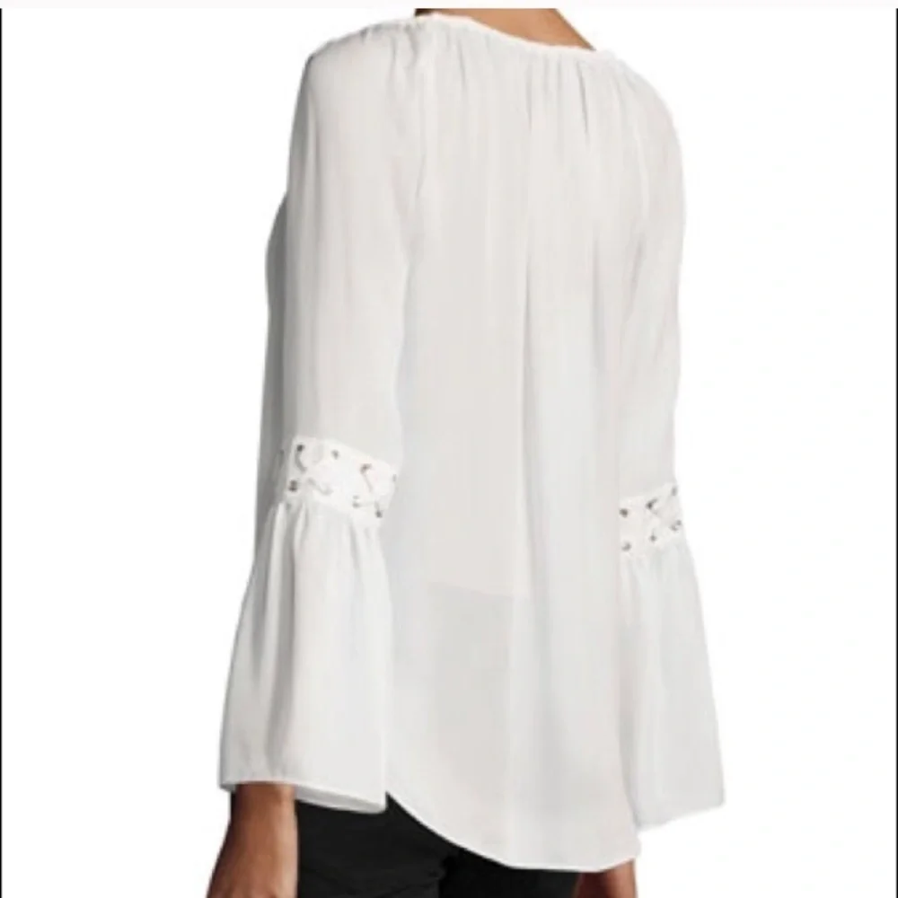 • Haute Hippie • The Stevie Bell Sleeve Blouse S